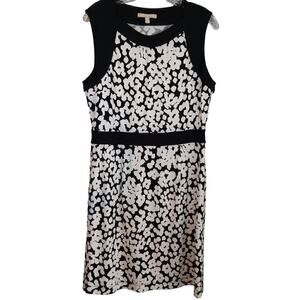 EUC Banana Republic Black and White Sleeveless Dress Size L